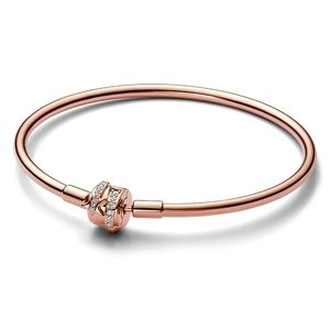 Authentic Moments Shooting Star Pandora Rose Gold Bangle Bracelet